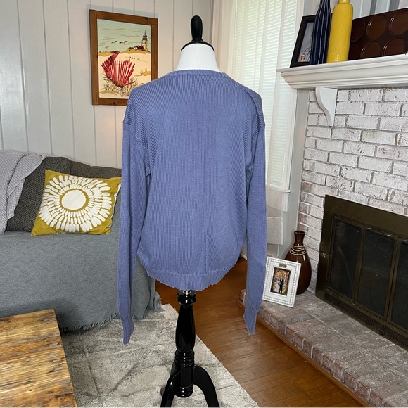 Polo by Ralph Lauren 100% cotton v neck pullover sweater - Picture 6 of 6